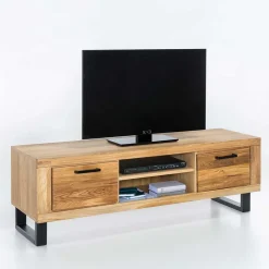 Loft TV Unterschrank in Wildeiche teilmassiv - Arello