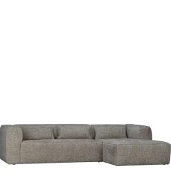 L-Sofa aus Stoff in Beigegrau - Babro