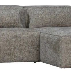 L-Sofa aus Stoff in Beigegrau - Babro