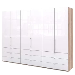 3m Kleiderschrank mit 9 Schubladen Selbsteinzug - Bosays
