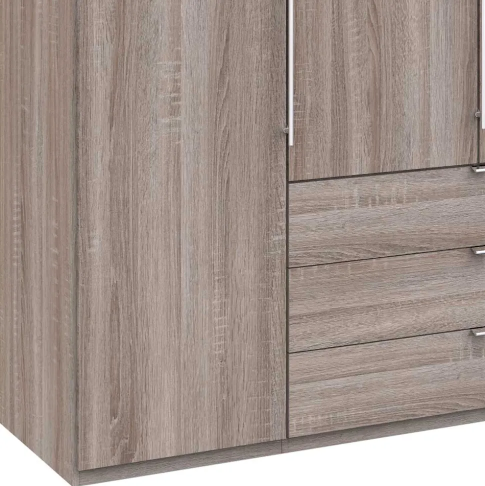 3m Kombi-Kleiderschrank mit 2 Falttüren & 2 Türen - Crenba