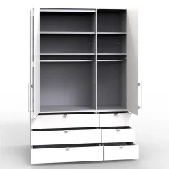 1,5m Schlafzimmerschrank mit sechs Schubladen - Empresian