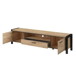 2,1m TV Board mit Schublade & 2 Türen & Fach - Zavorra