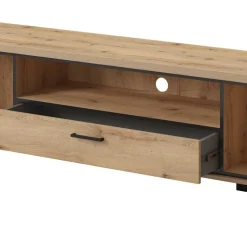 2,1m TV Board mit Schublade & 2 Türen & Fach - Zavorra