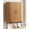 Mangoholz Schrank in Lamellenoptik - Dorian