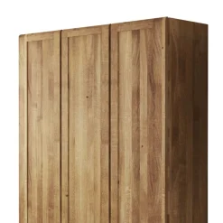 Massiv Kleiderschrank Vaskov aus Wildeiche geölt