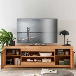 Massives TV-Board aus geölter Kernbuche - Sarosca