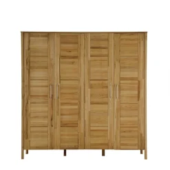 Massivholz Kleiderschrank Lianzo aus Kernbuche