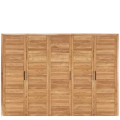 Massivholz Schlafzimmerschrank 5-türig - Zaisan