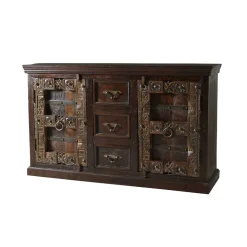 Massivholz Sideboard Solapura aus Teak