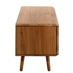 Massivholz TV Board aus Eiche Bianco - Bakaras
