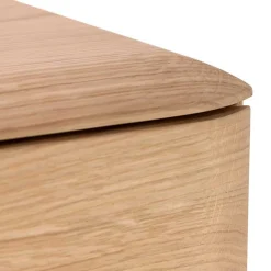 Massivholz TV Board aus Eiche Bianco - Bakaras