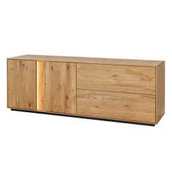 Massivholz TV Kommode mit LED Beleuchtung - Cocondar