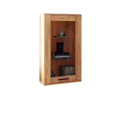 Massivholz Wandvitrine Mosniak aus Kernbuche geölt
