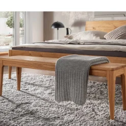 Massivholz-Bettbank aus Wildeiche - Babahira