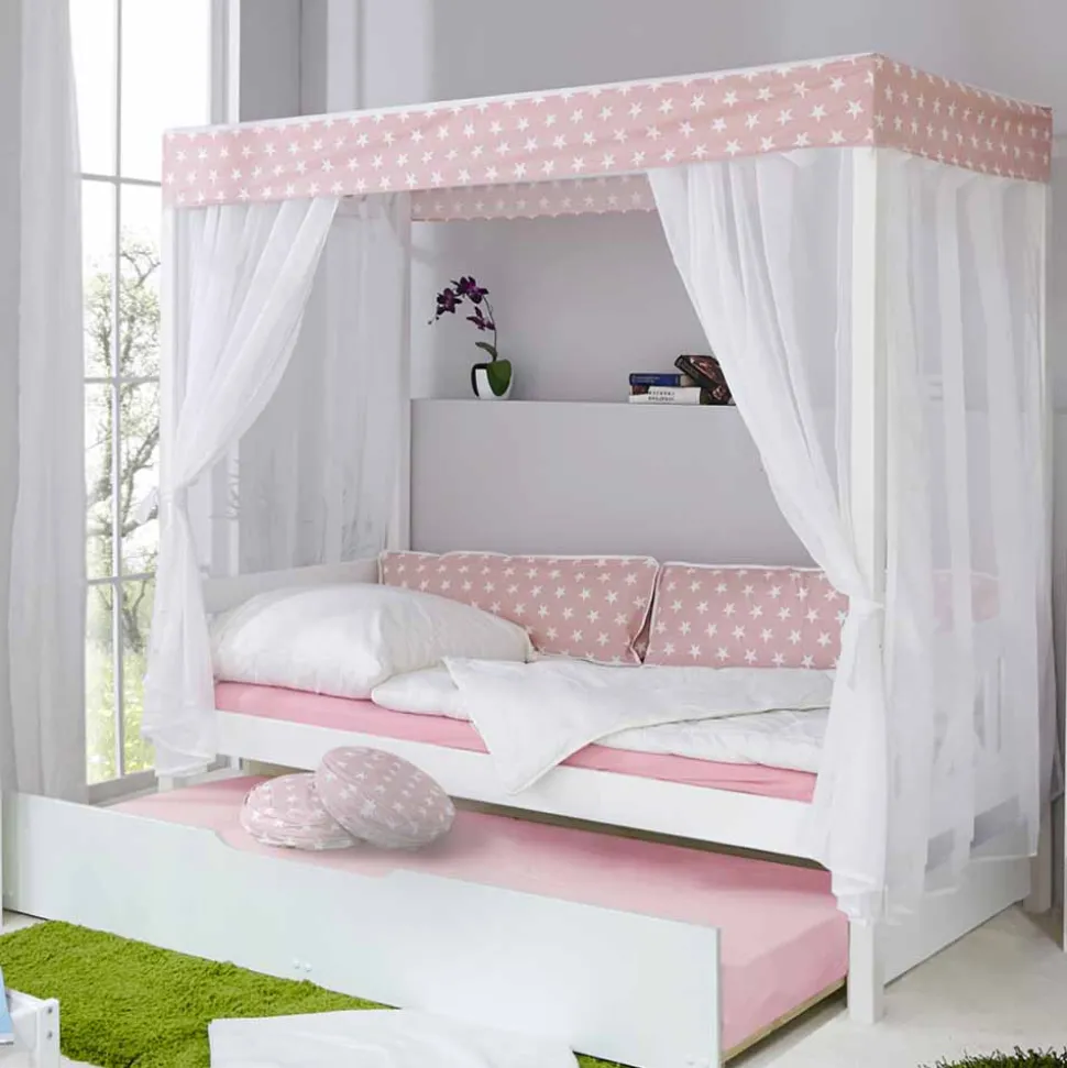 Mädchen Himmelbett Sionara mit Ausziehbett