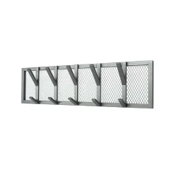 Metall Gitter Hängegarderobe mit 5 Doppelhaken - Pig