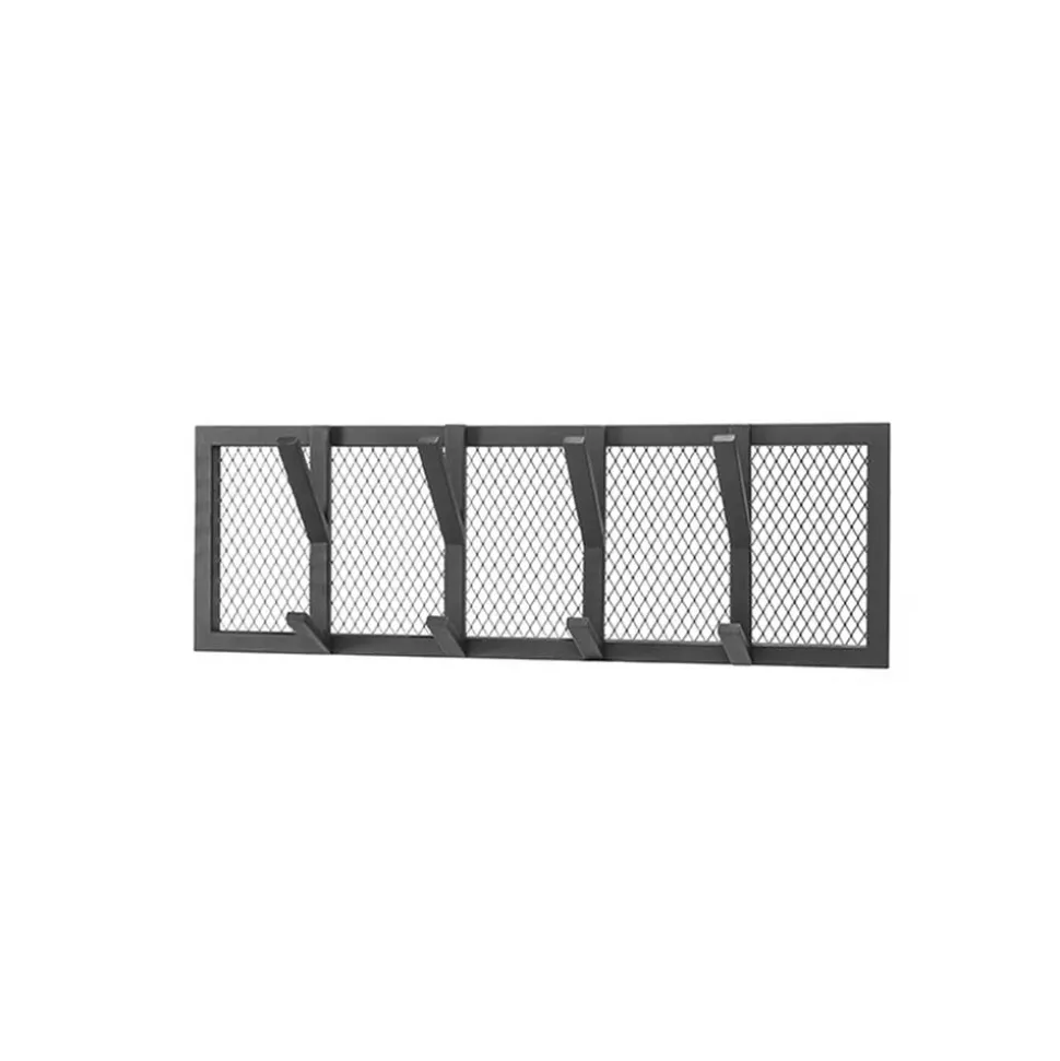 Metall Wandgarderobe im Gitterdesign - Fenya