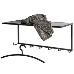 Metall Wandgarderobe mit Hutboden - Breznia