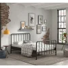 Metallbett mit Gitter-Kopf- und Fußteil - Auricos