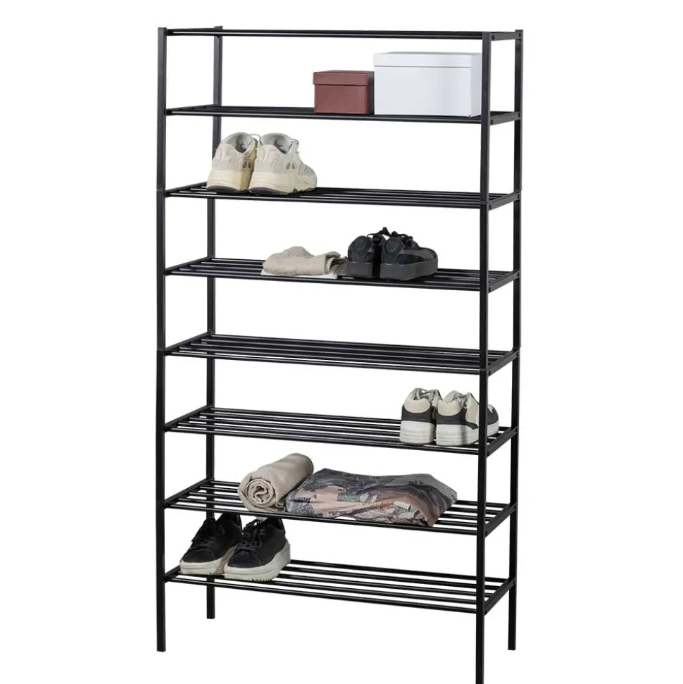 Metallregal mit acht Schuhgittern - Top