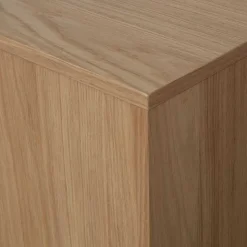 Minimalistische Wohnwand in Eiche - Ewana (sechsteilig)