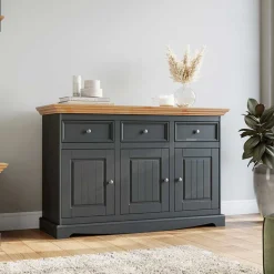 Modern Country Kombi-Kommode 130 cm breit - Eromsia