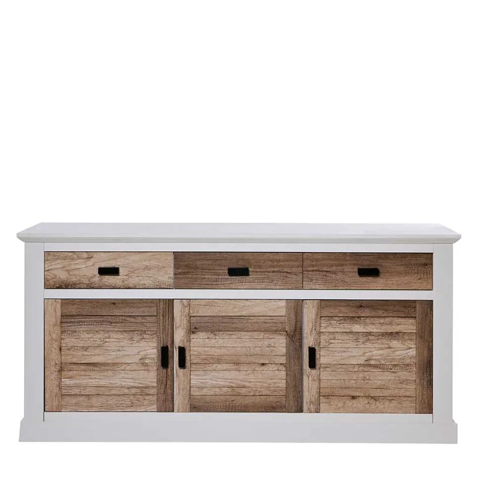 Modern Country Sideboard in Weiß - Gunjo