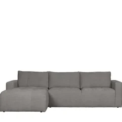 Moderne Couchecke in Grau Stoffbezug - Janilea