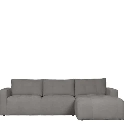 Moderne Couchecke in Grau Stoffbezug - Janilea
