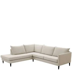 Moderne Eckcouch in Creme - Bentema