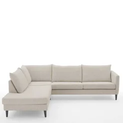 Moderne Eckcouch in Creme - Bentema