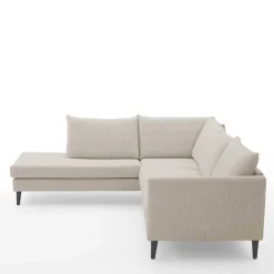 Moderne Eckcouch in Creme - Bentema