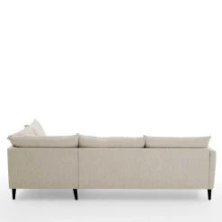 Moderne Eckcouch in Creme - Bentema
