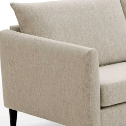 Moderne Eckcouch in Creme - Bentema
