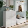 Moderne Flurkombination in Weiß - Kofi (vierteilig)