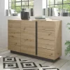 Moderne Kombi-Kommode 138 cm breit - Lairian