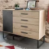 Moderne Loft Kombikommode mit Bügelgestell - Licruva