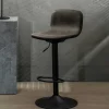 Moderne Stühle für Bar in Grau - Yumagno (2er Set)