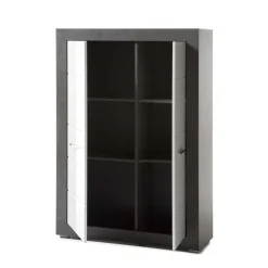 Moderne TV Anbauwand zweifarbig - Istensa (vierteilig)