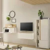 Moderne Wohnwand als Set - Nonessia (vierteilig)