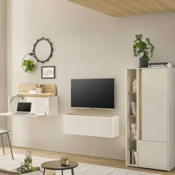 Moderne Wohnwand als Set - Nonessia (vierteilig)
