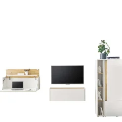 Moderne Wohnwand als Set - Nonessia (vierteilig)