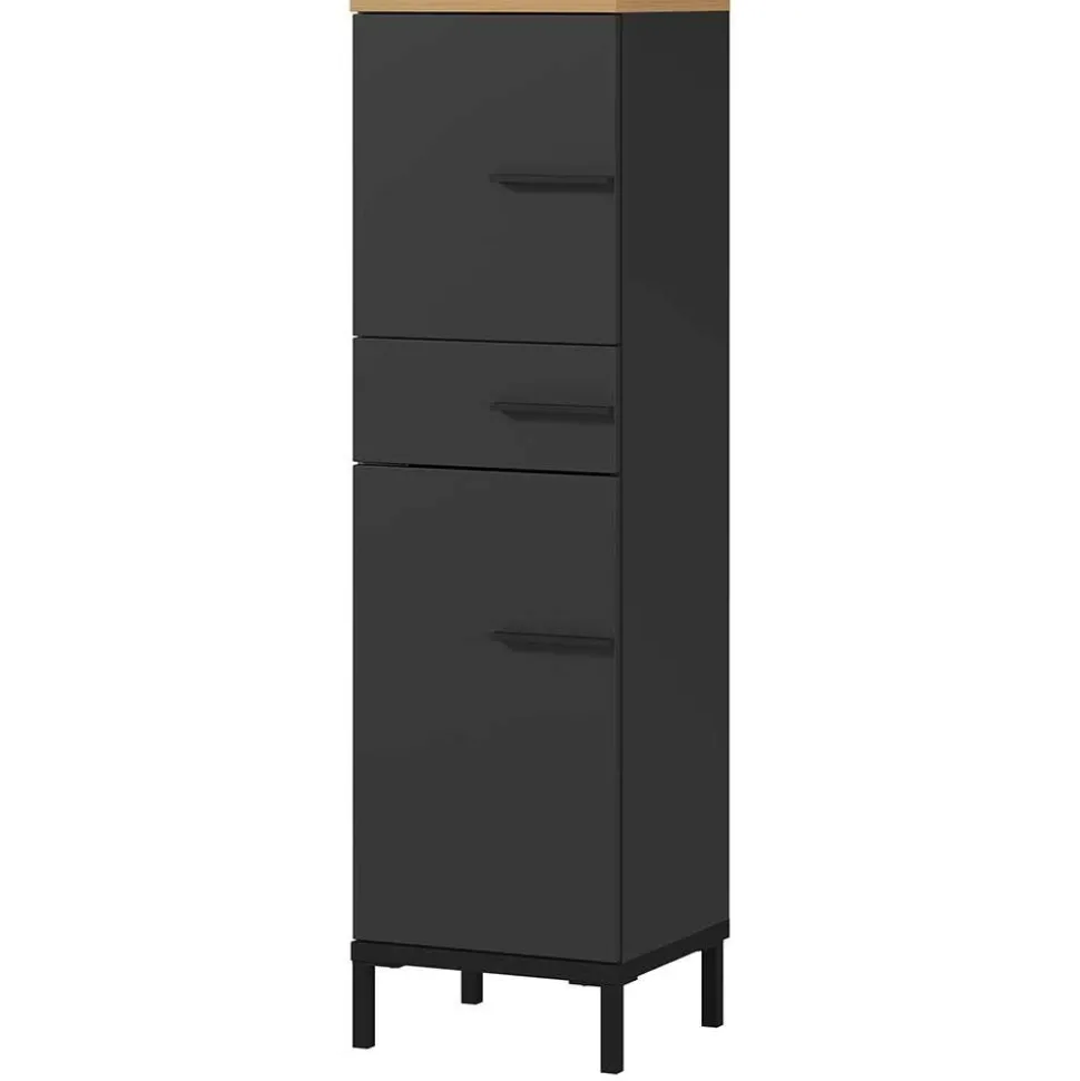 Moderner Badezimmerschrank 125 cm hoch - Lucrino