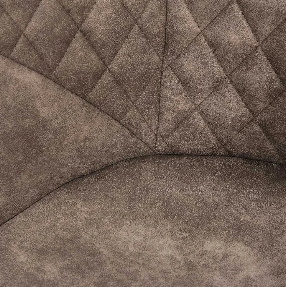 Moderner Esstisch Sessel in Taupe - Gozos (2er Set)