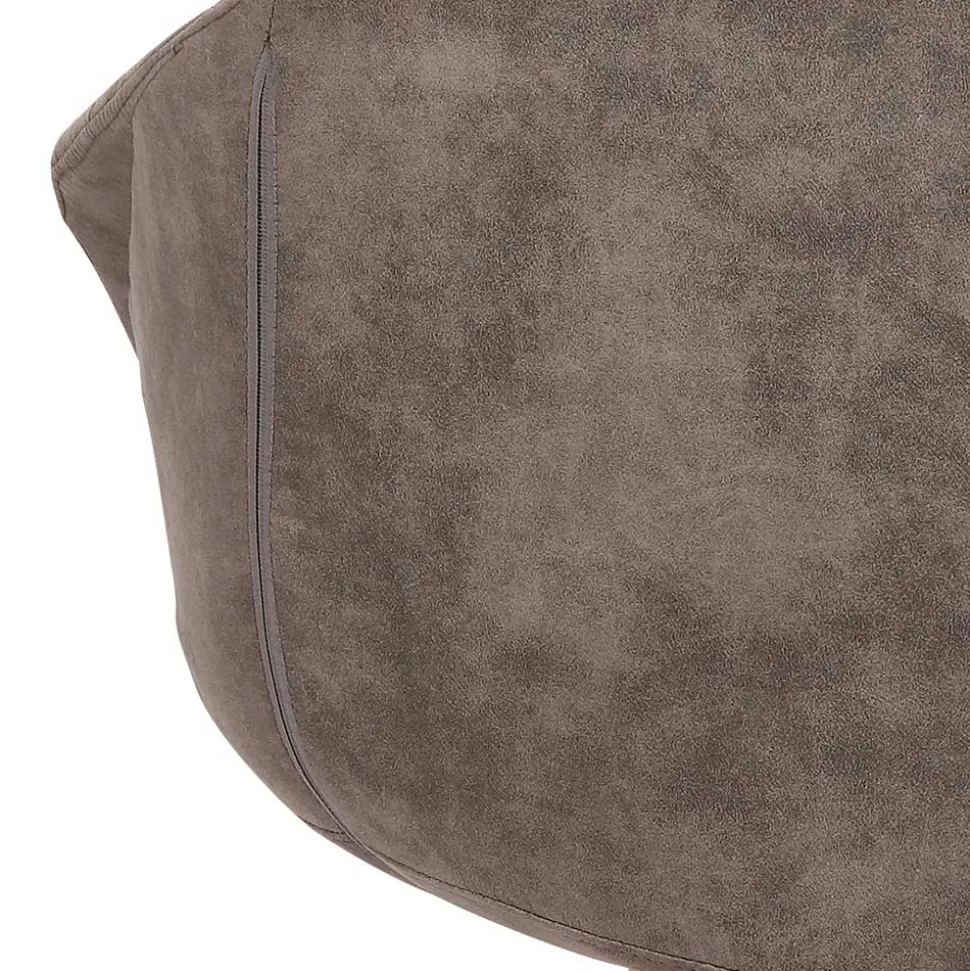 Moderner Esstisch Sessel in Taupe - Gozos (2er Set)