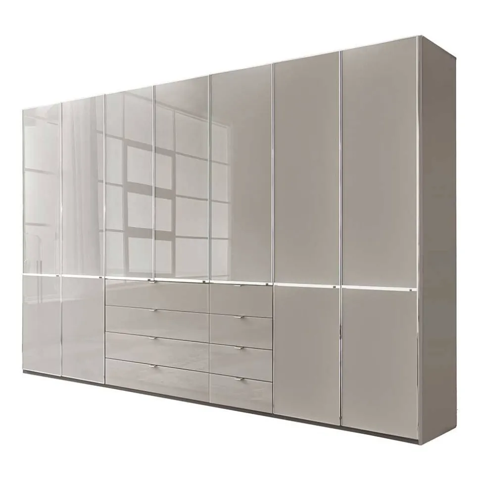 Moderner Kombi-Kleiderschrank 7-türig - Nucina