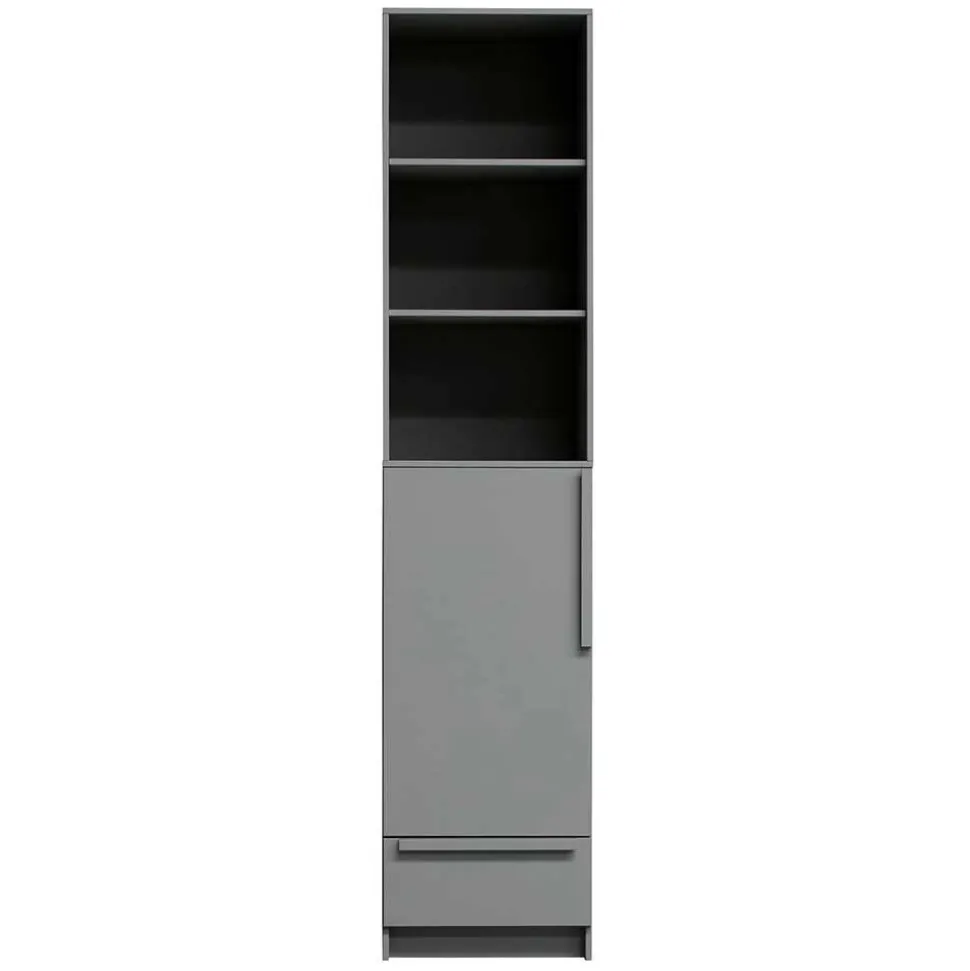 Moderner Schrank in Beton Grau - Almond