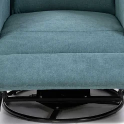 Moderner TV Sessel in Petrol Blau - Edoro