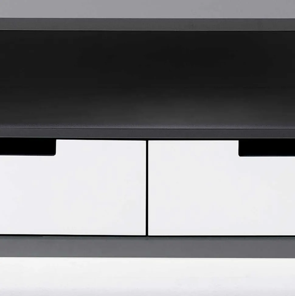Moderner TV Unterschrank in Weiß & Grau - Vadids